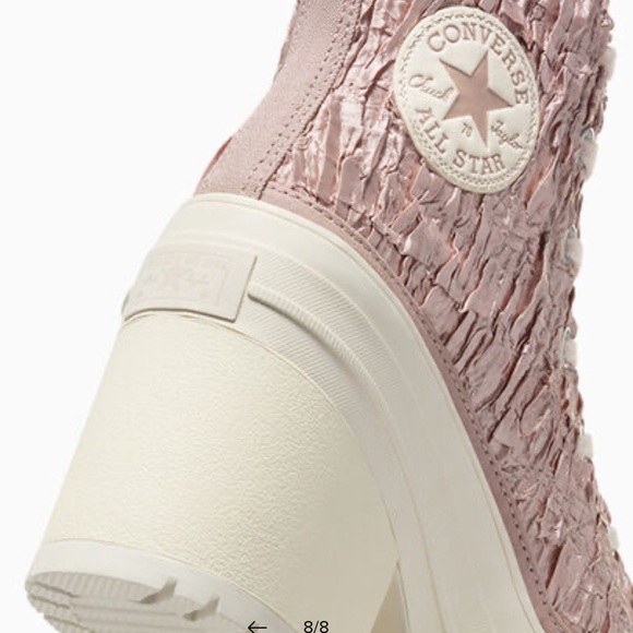 NWT Converse Chuck 70 De Luxe Heel Satin - Picture 5 of 16